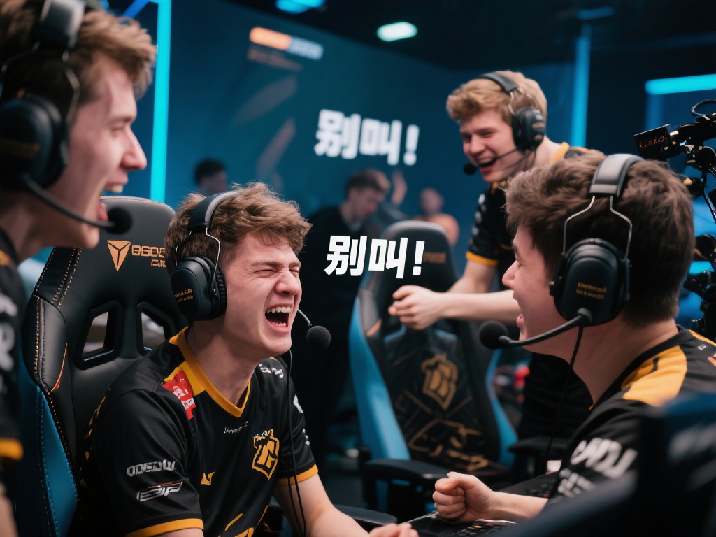 电竞选手的赛中语音回放有时会暴露出沟通中